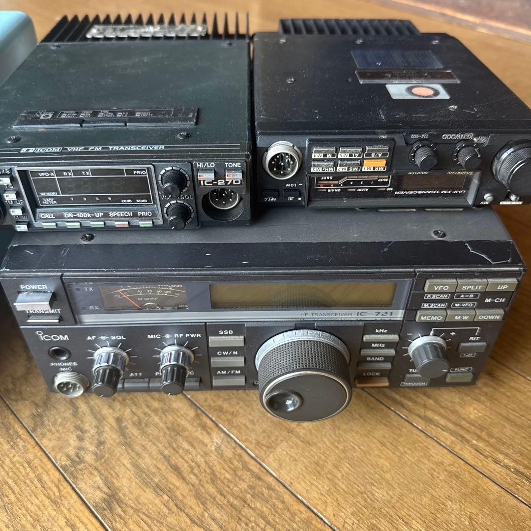 ジャンク品　YAESU ICOM トランシーバー