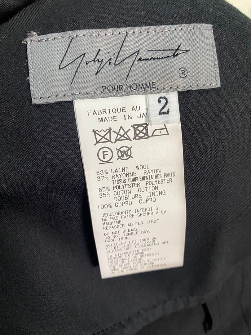 24ss yohji yamamoto pour homme スラックス