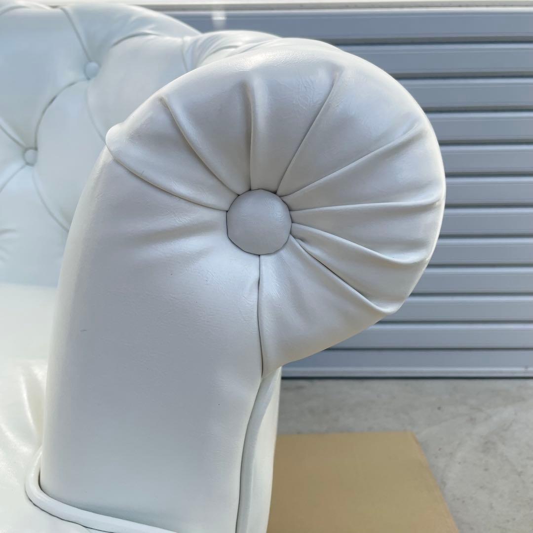 1人掛けソファ シェル ホワイト 家具 インテリア 貝殻 椅子 チェア サロン