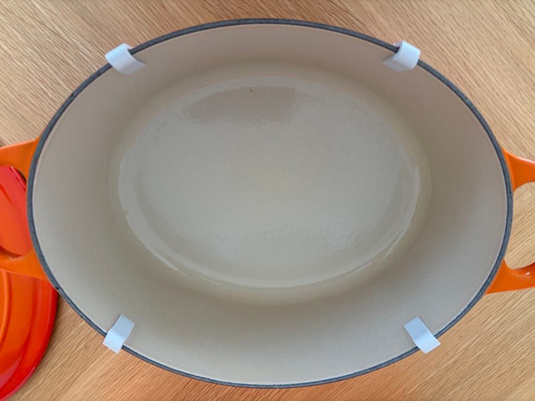 ル・クルーゼ　ココット オーバル　25cm オレンジ