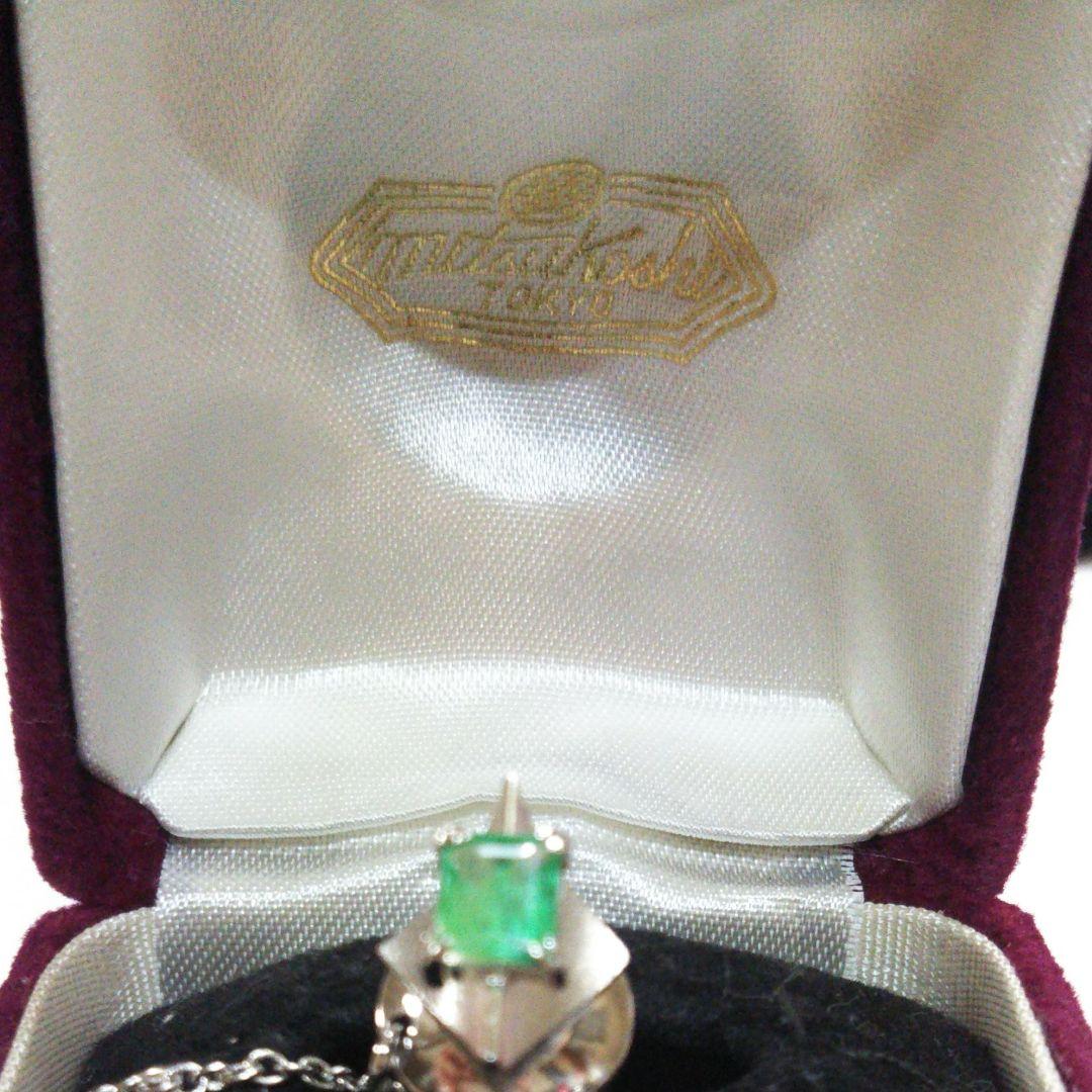 ☆思いきって再々値下げ！エメラルド ネクタイピン 三越購入