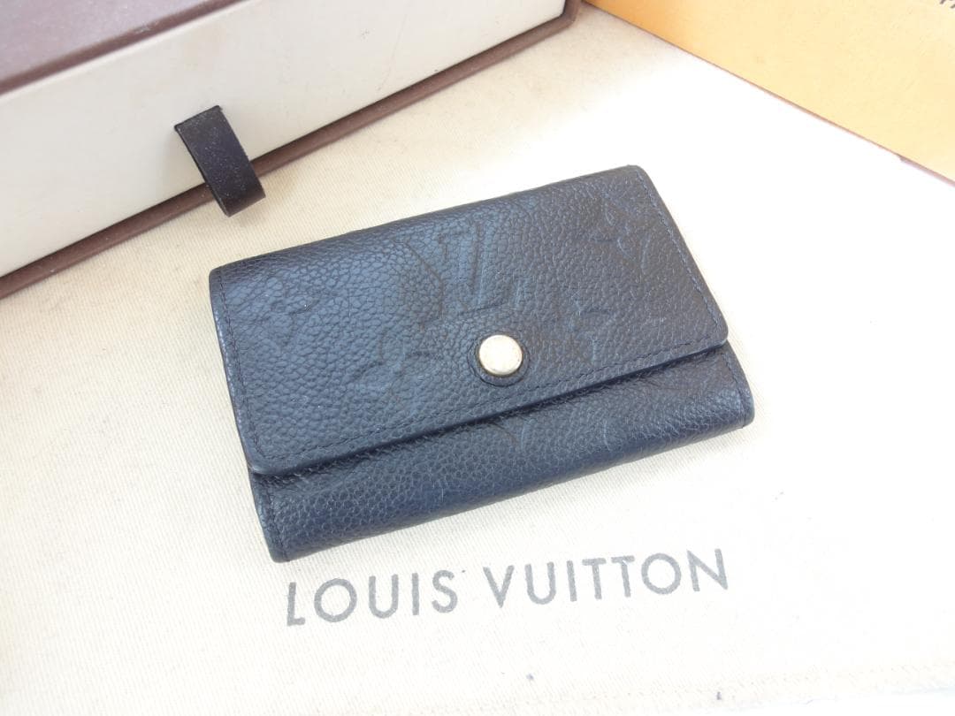 美品☆ヴィトン アンプラント 【ミュルティクレ６】【６連キーケース】A49