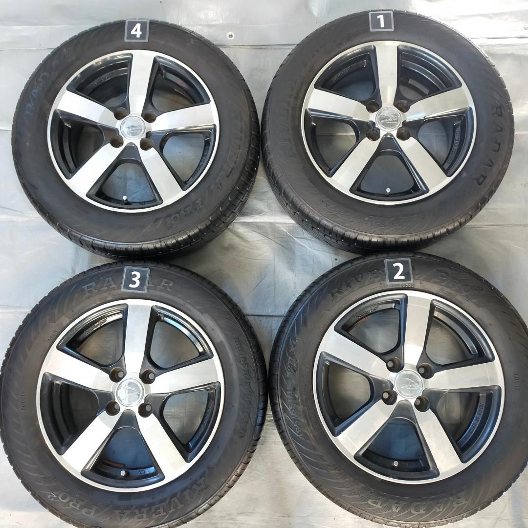 エンケイ製SMACKコルセア15インチ×5.5J　21年製185/65R15