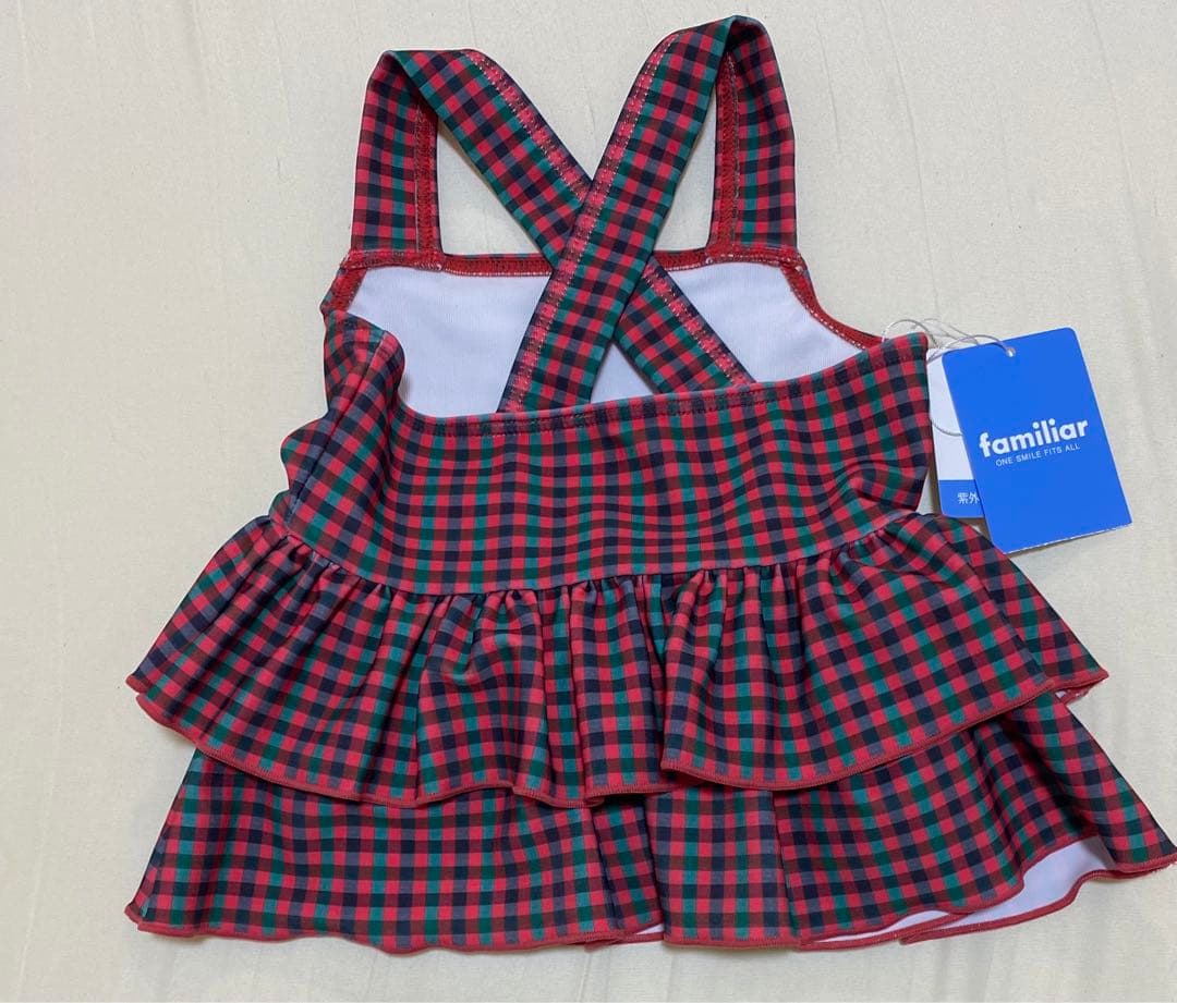 【タグ付】ファミリア　水着　帽子セット　100サイズ