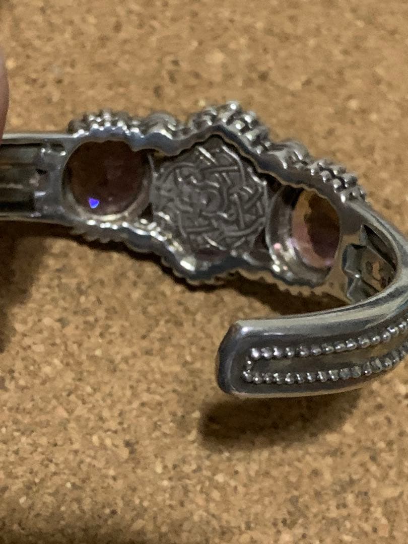 STEPHEN DWECK シルバーバングル（アバロンクォーツ・アメトリン）