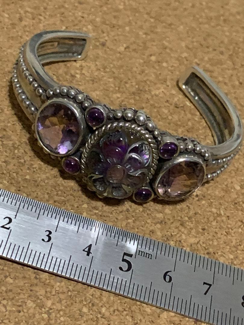 STEPHEN DWECK シルバーバングル（アバロンクォーツ・アメトリン）