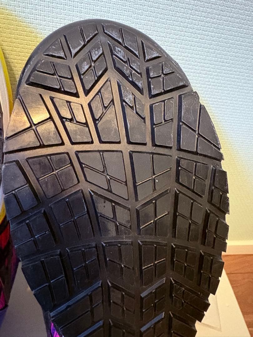 タグ付き】BOAダイヤル 安全靴 作業靴 28cm イエロー×オレンジ 美品