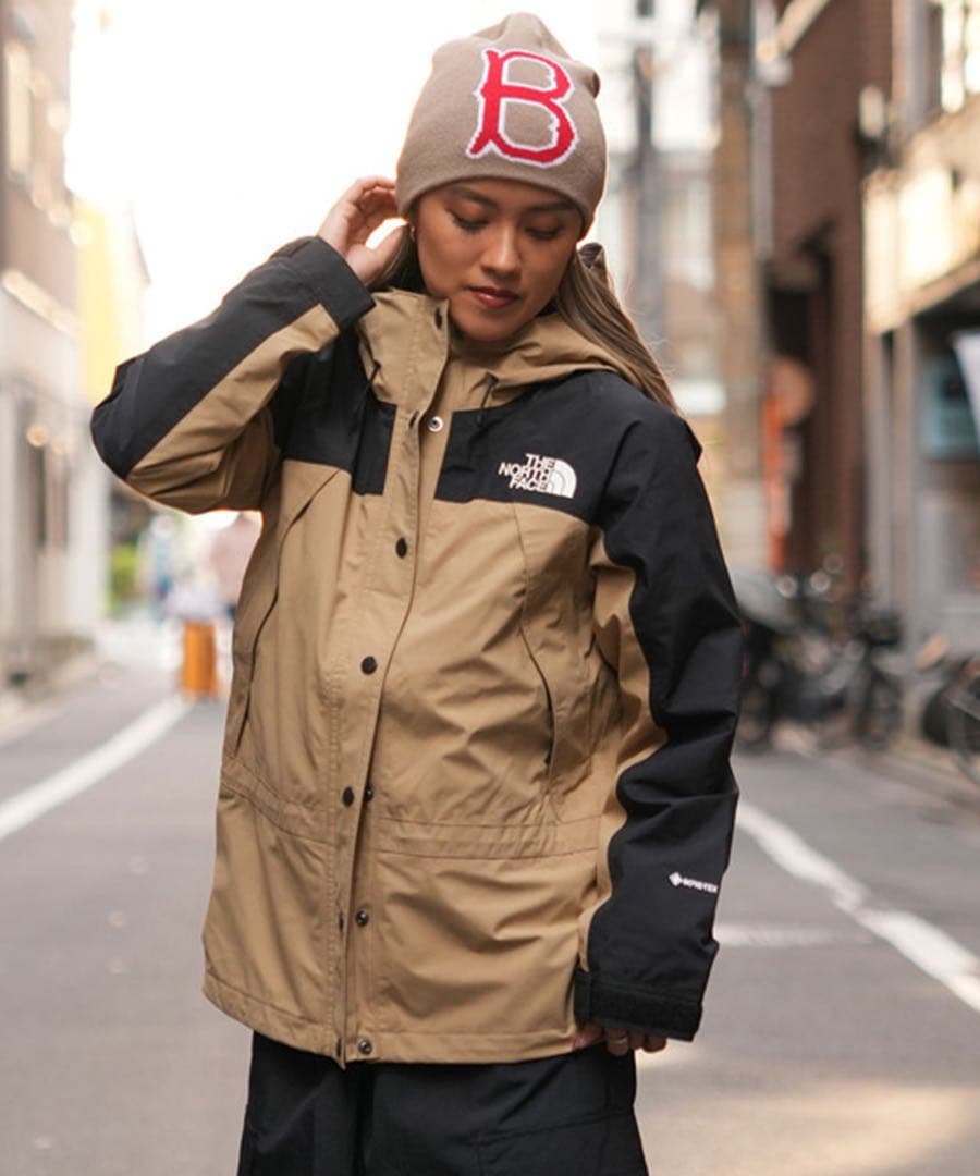 あきら　THE NORTH FACE XL ジャケット ベージュ・黒