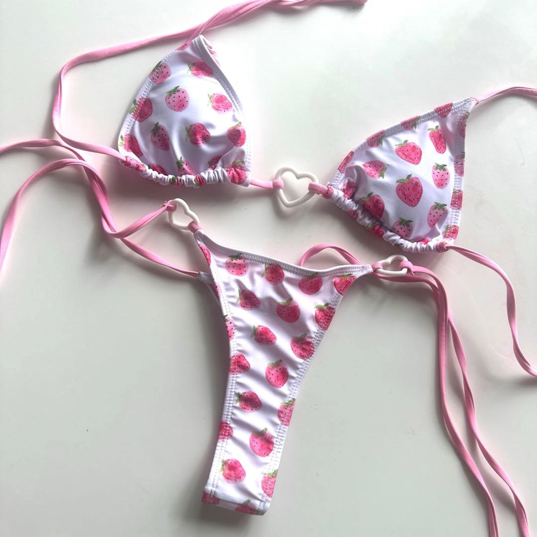 イチゴ柄 ビキニ