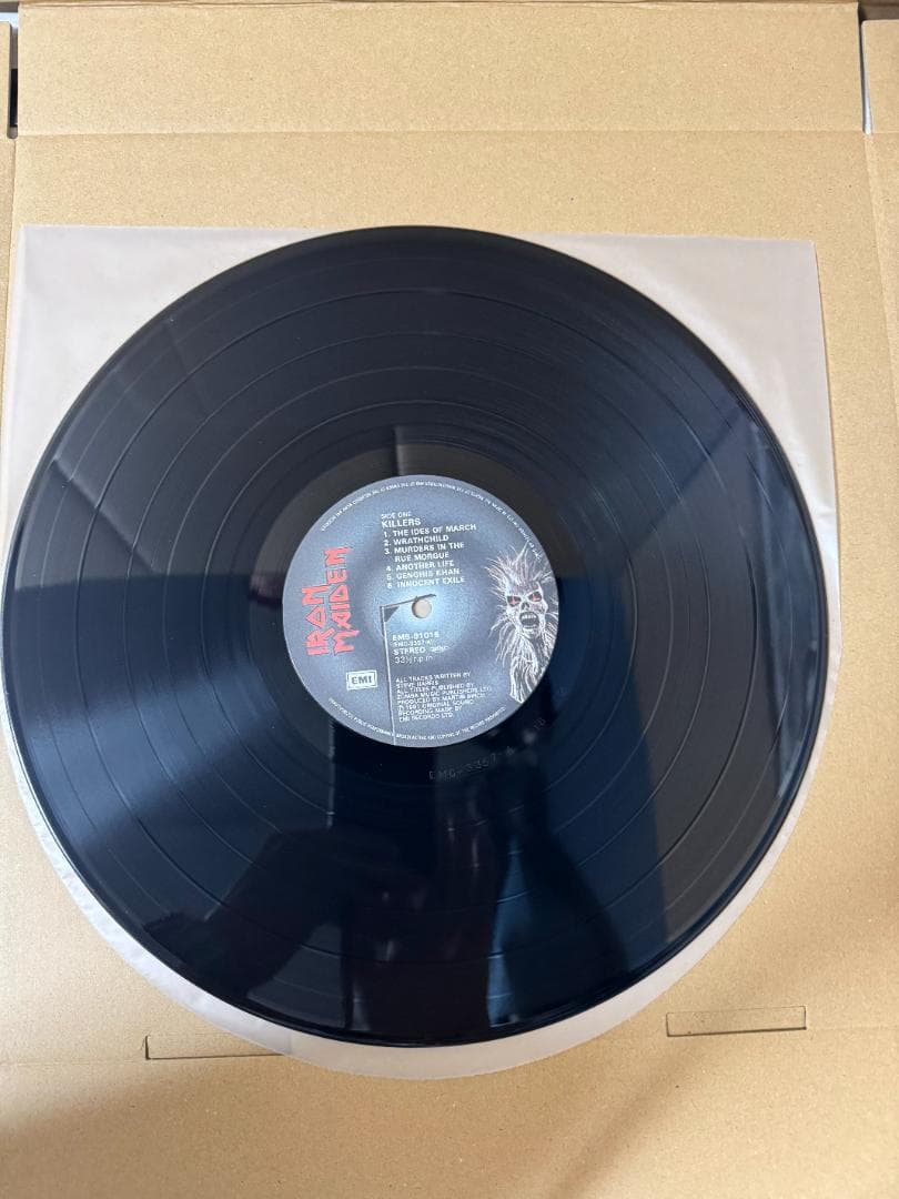 帯付き LPレコード 中古 美品 現状品 アイアン メイデン キラーズ