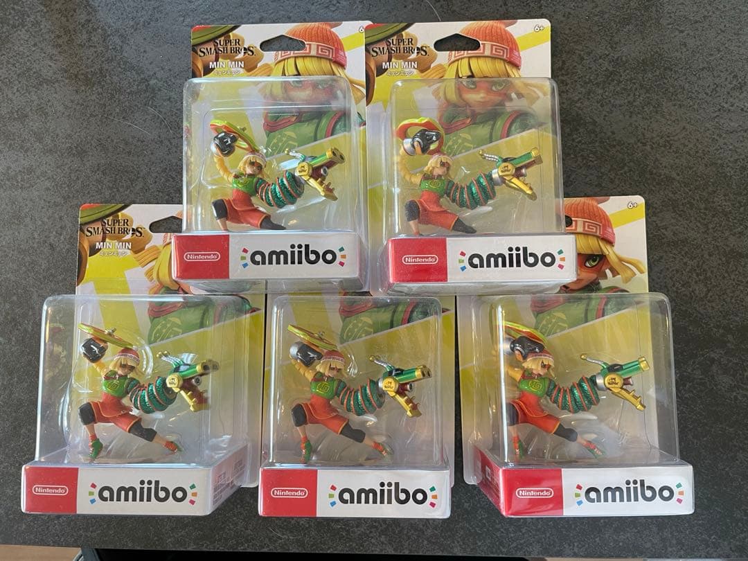 5個セット　amiibo ミェンミェン 大乱闘スマッシュブラザーズシリーズ