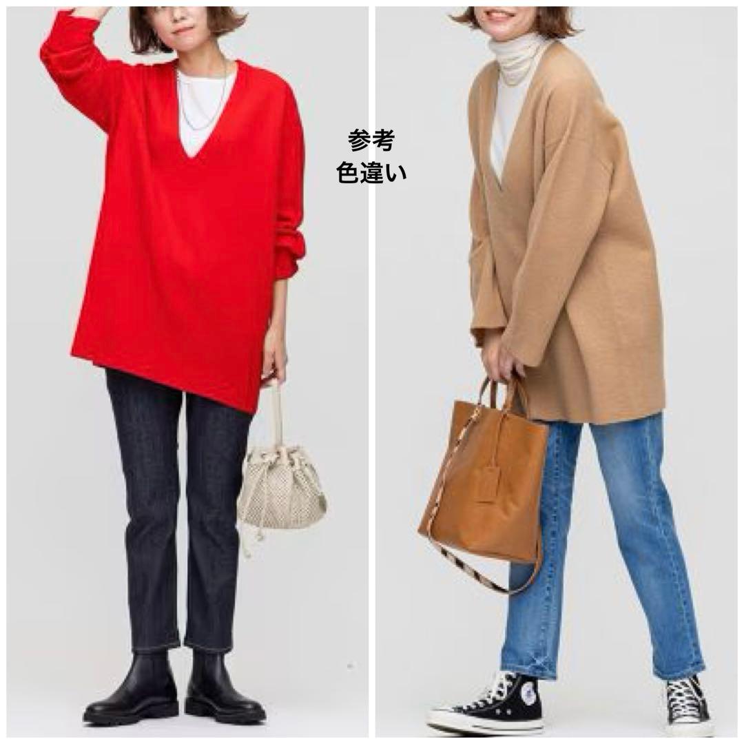 大きいサイズ 23区 ボイルドウール深V ニット(自由区ICBクミキョク)