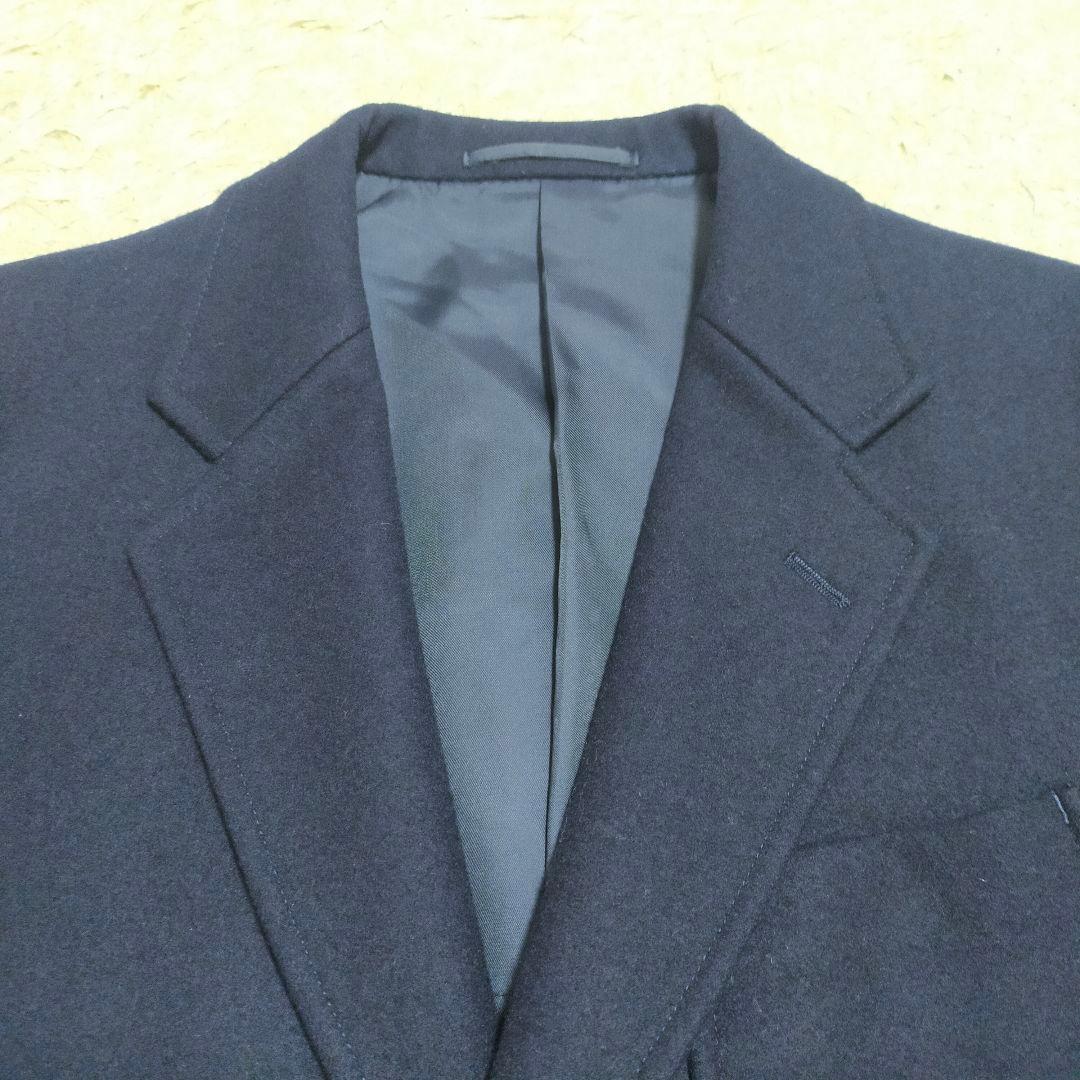 【極美品】ジェイプレスJ.PRESS・紺ブレザー・フランネル・ネイビー金ボタンM