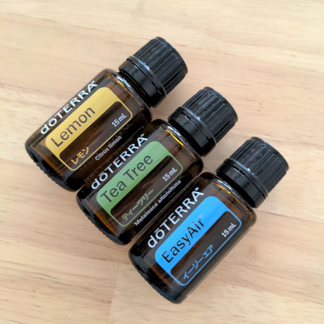 ドテラ　doTERRA　レモン&ティーツリー&イージーエア15ml 　新品未開封