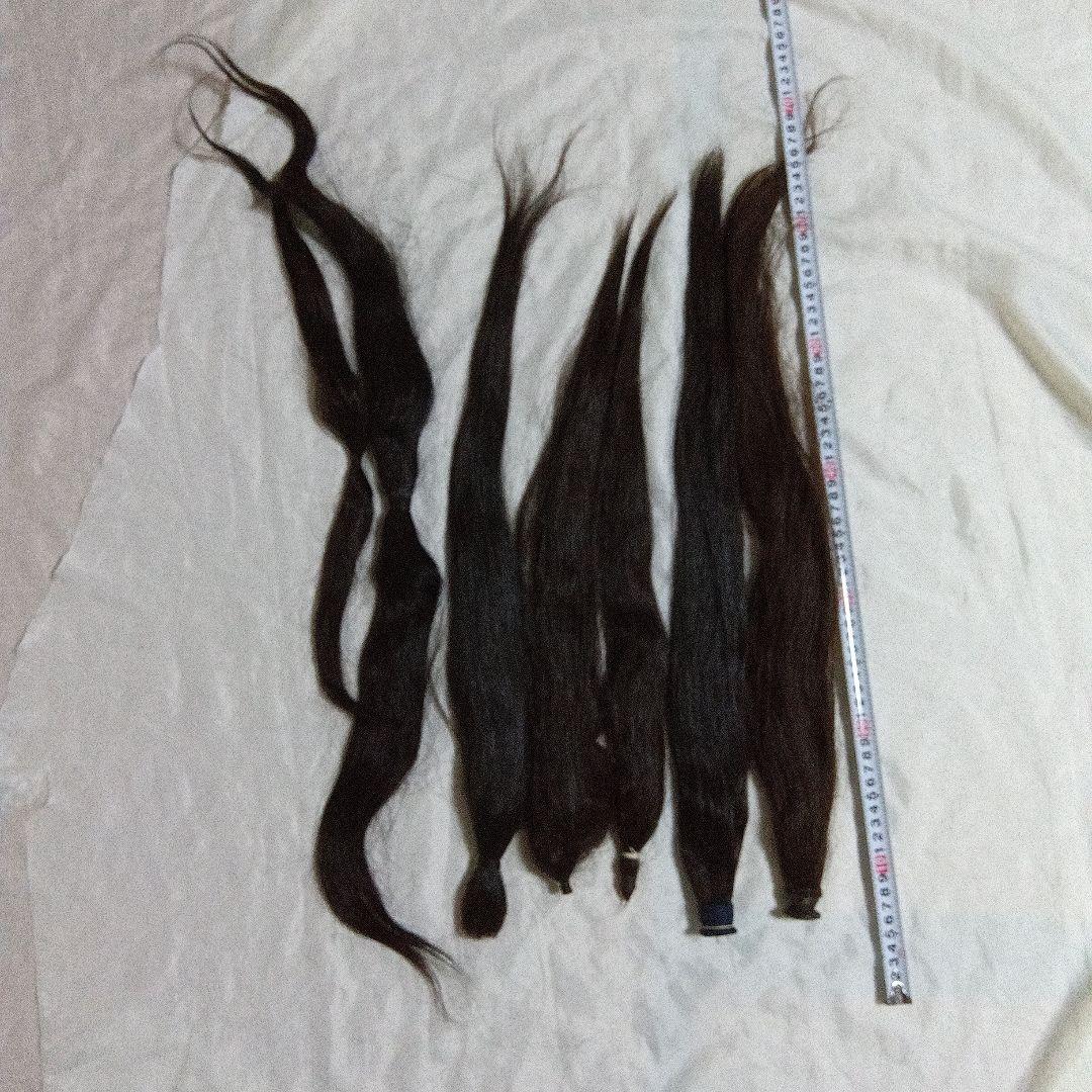 日本髪　かもじ　島田　桃割れ　銀杏返し　つぶし島田　人毛