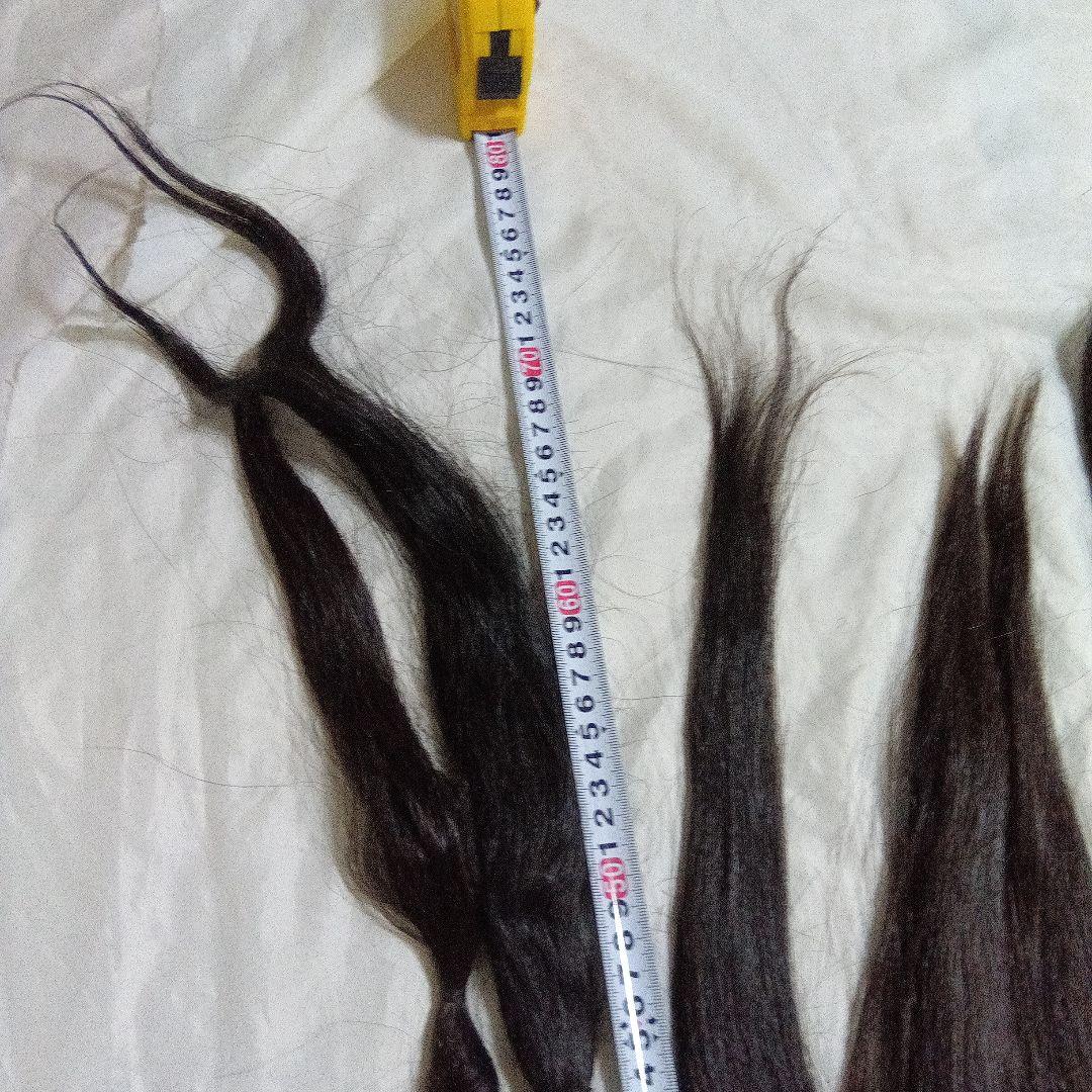 日本髪　かもじ　島田　桃割れ　銀杏返し　つぶし島田　人毛