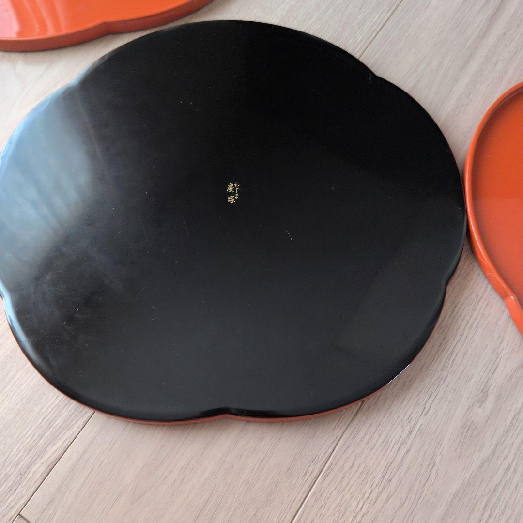 輪島塗慶塚梅型膳　　象彦　山中塗　春慶　越前塗　津軽塗