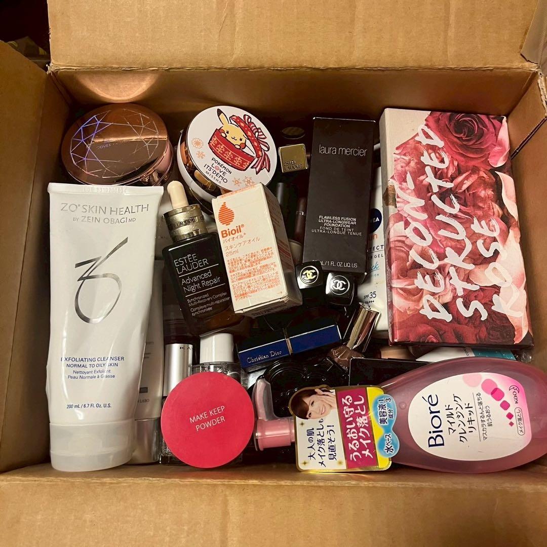 【化粧品大量まとめ売り】エスティローダーCHANEL Dior コスメ約250点