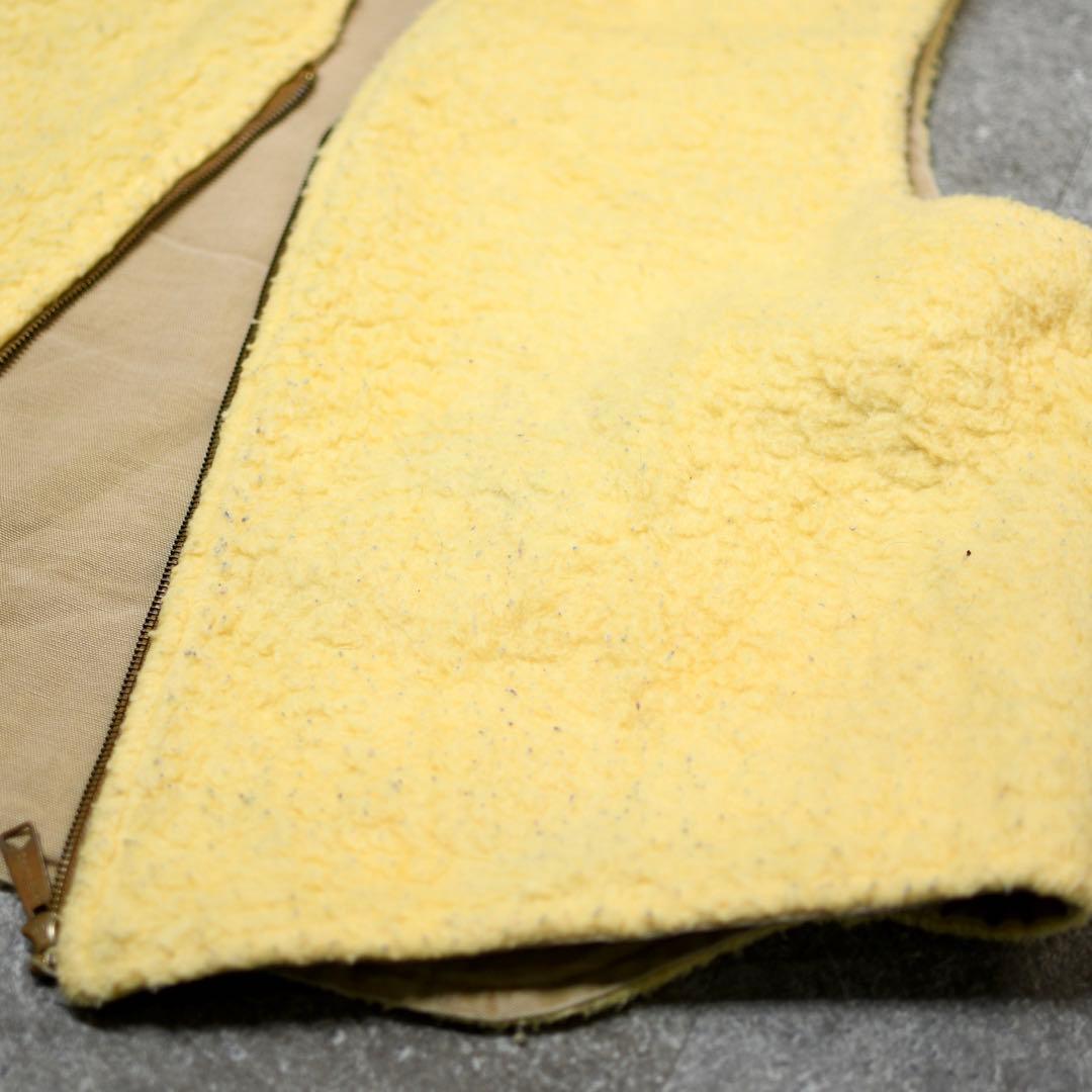 古着 オーバーサイズ Carhartt ダック生地 ベスト ボアベスト