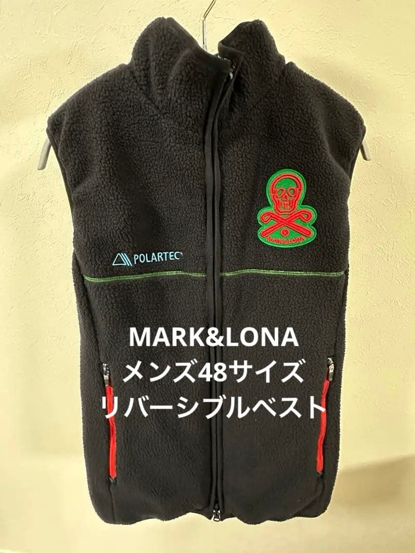 MARK＆LONA メンズ リバーシブルダウンベスト