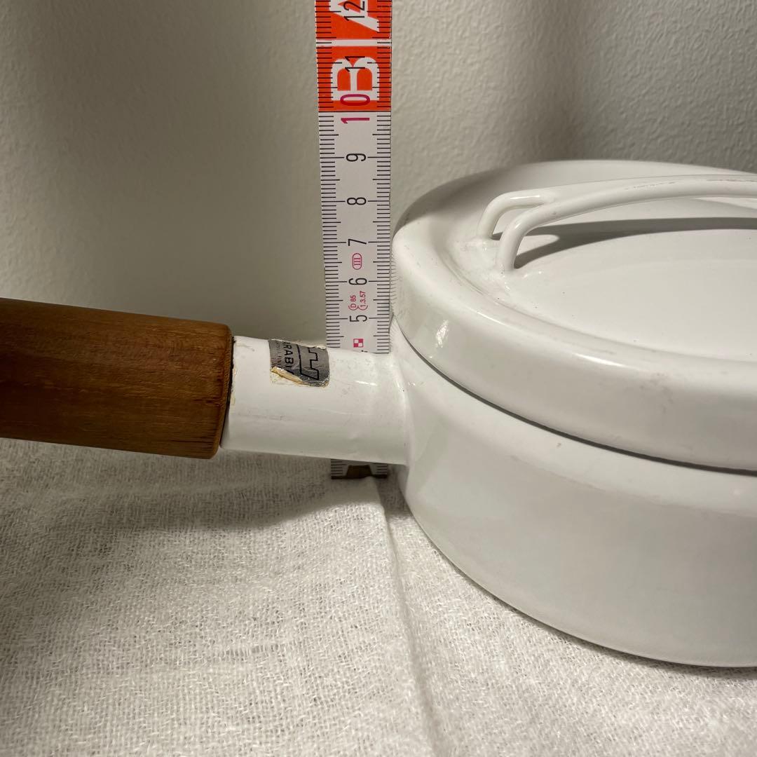 ARABIA Finel ホーロー 片手鍋ミルクパン 木製ハンドル フィンランド