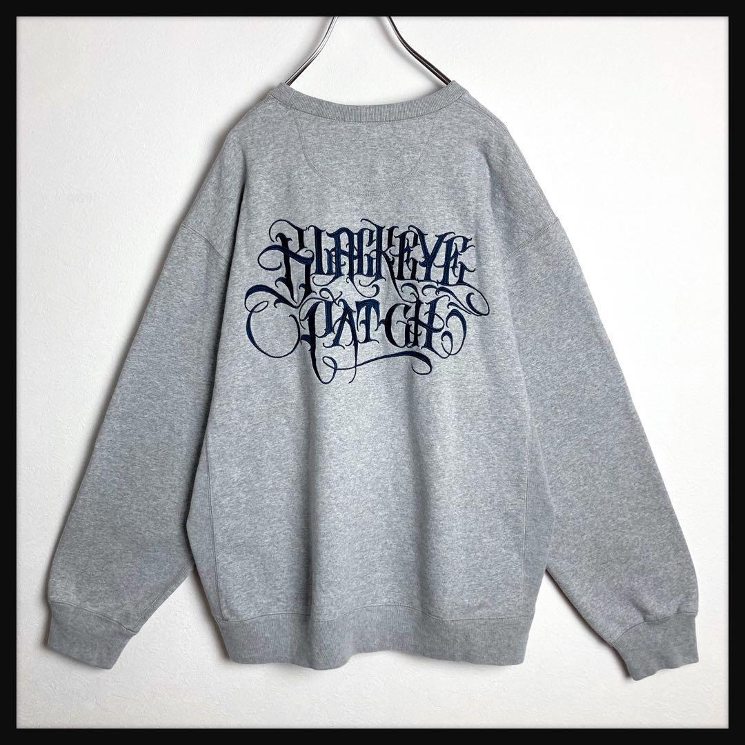【美品★コラボ】ブラックアイパッチ アフロディーテギャング★刺繍スウェット XL