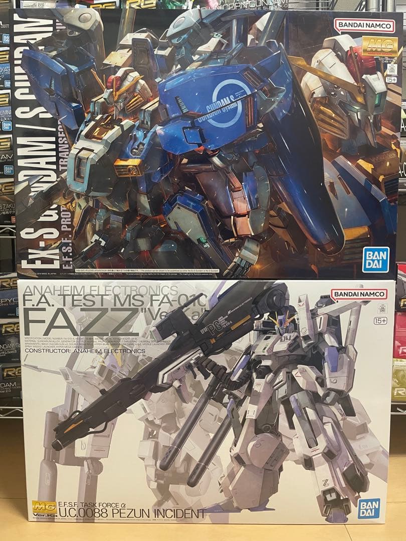 新品未開封　Ex-S Gundam / Fazz 1/100キット