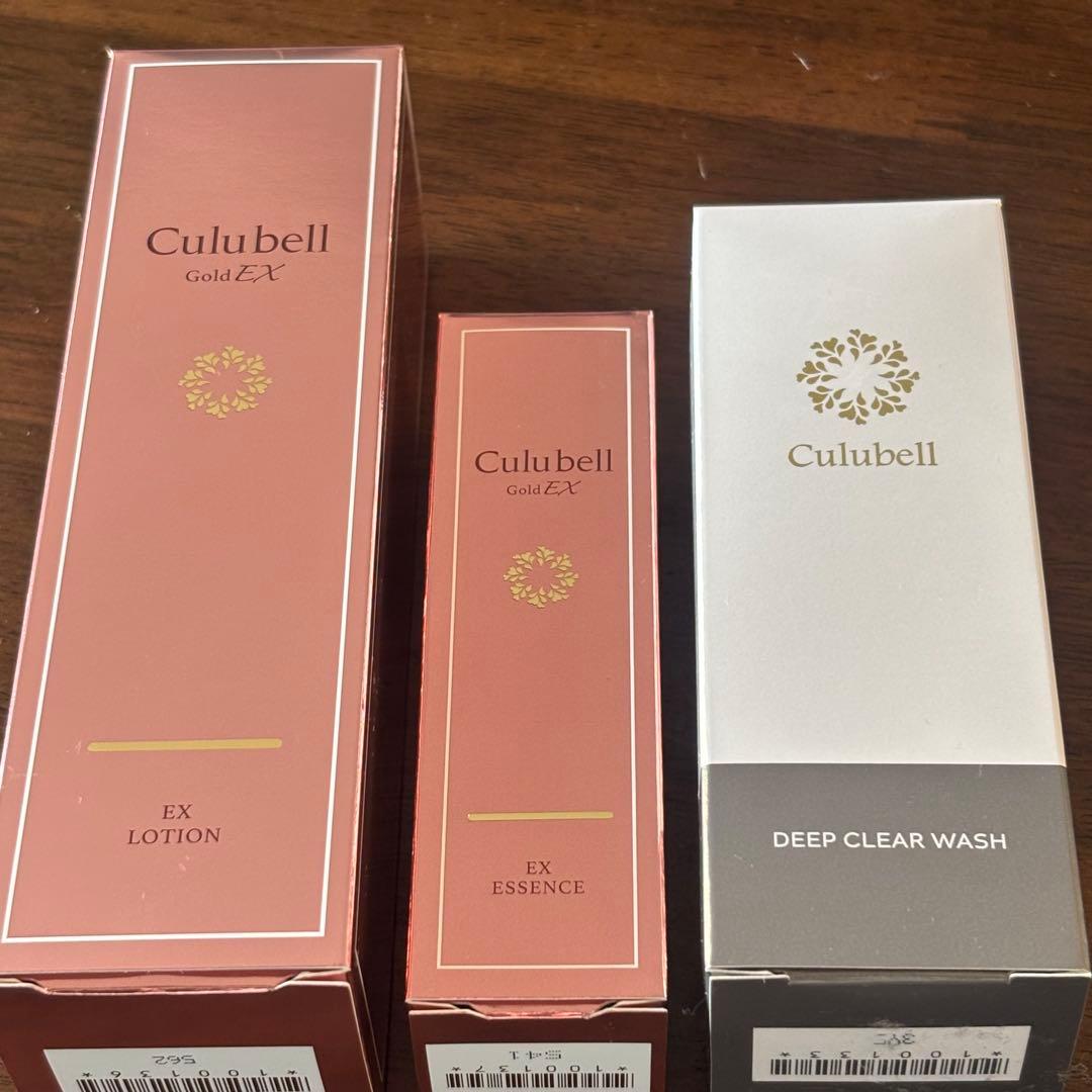 Culubell Gold EX ローション・エッセンス・洗顔 セット