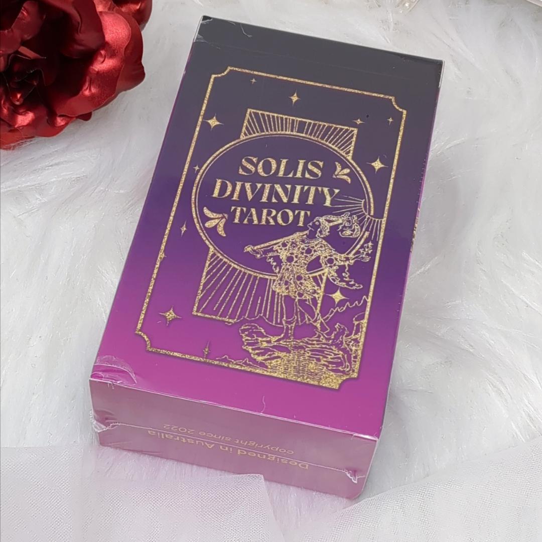 【正規品タロットカード】入手困難希少品✨美麗レア色✨紫グラデーション×ゴールド