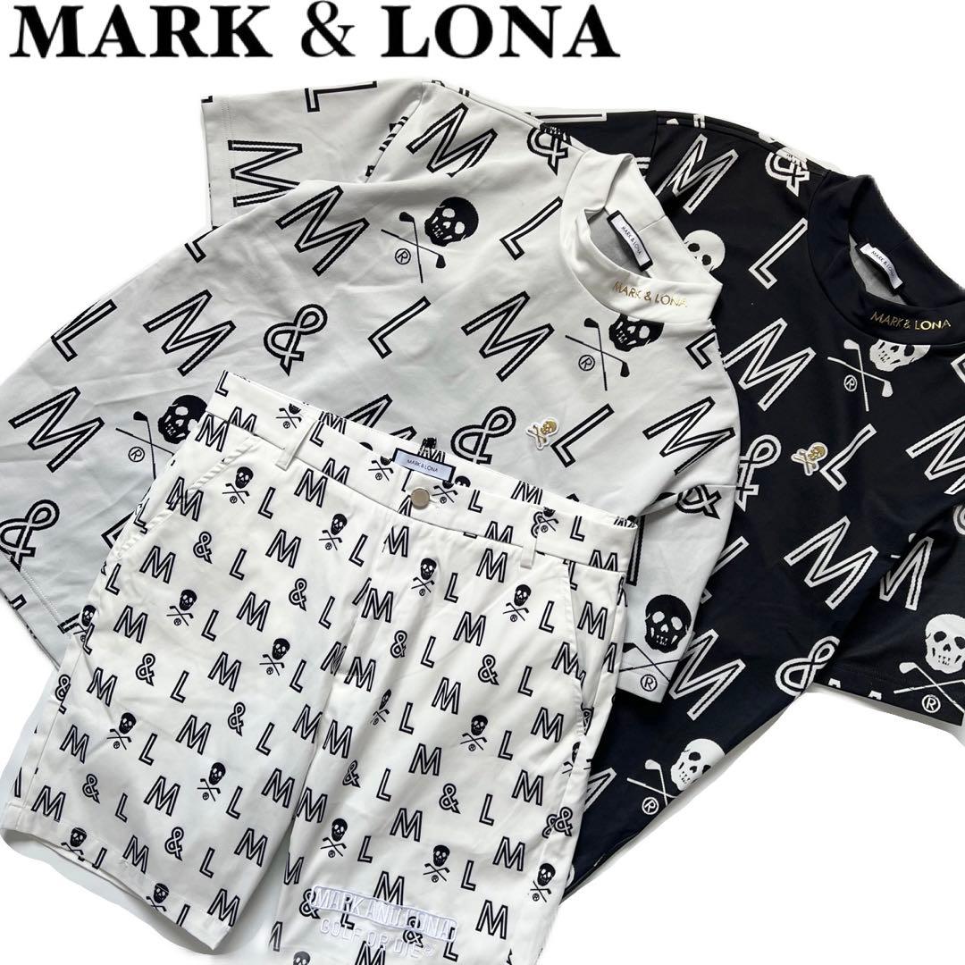 3点セット　MARK&LONA マークアンドロナ　シャツ　パンツ　総柄　メンズ