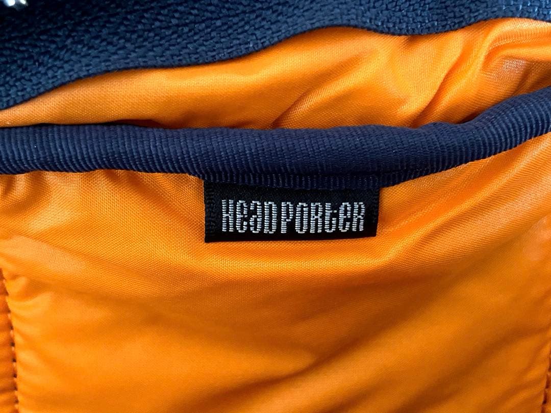 廃盤 HEAD PORTER 美品 ネイビー ボストンバッグ