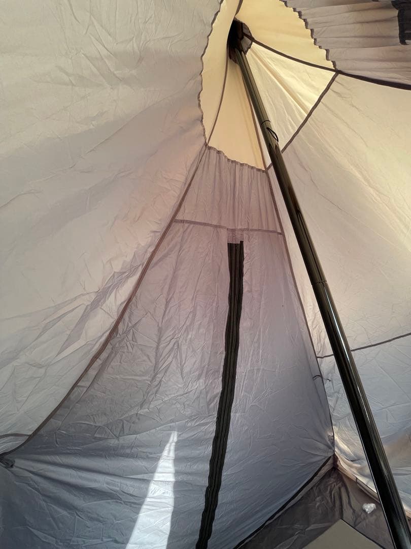 さらに値引き！　DOD ワンポールテントrx L タン　トンガリハット付き