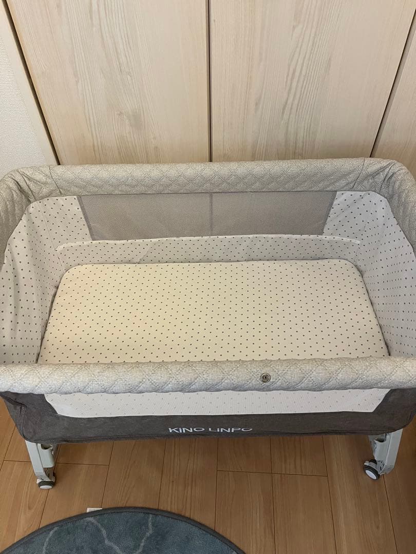 ベビーベッド 添い寝 乳児用ベッド 新生児ベッド 乳児用ベッド 高さ6段調節可能