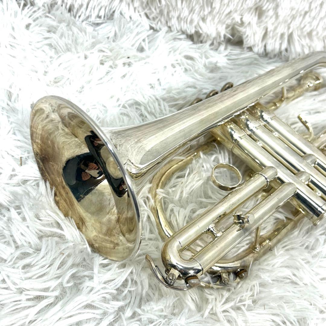 【美品】YAMAHA ヤマハ YCR-3330S コルネット シルバー 動作確認