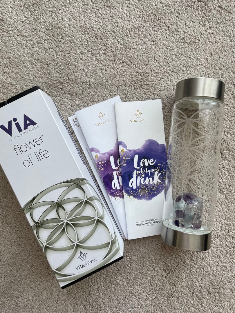 【Vitajuwel】 Flower of Life フラワーオブライフ ボトル
