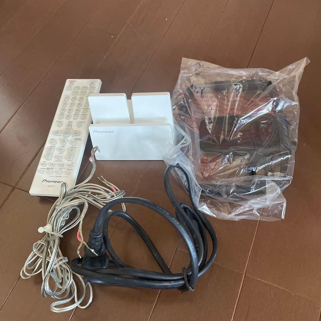 【Bluetooth】美品 Pioneer ミニコンポ X-CM32BT-w