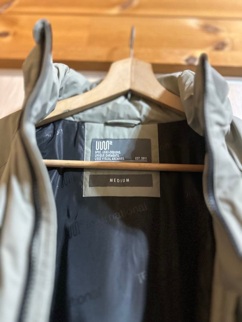 uss2オストゥー スノーボードジャケット ベージュ MEDIUM