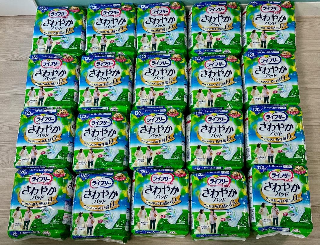 720 ライフリー さわやかパッド 120cc 16枚入 20袋 320枚分