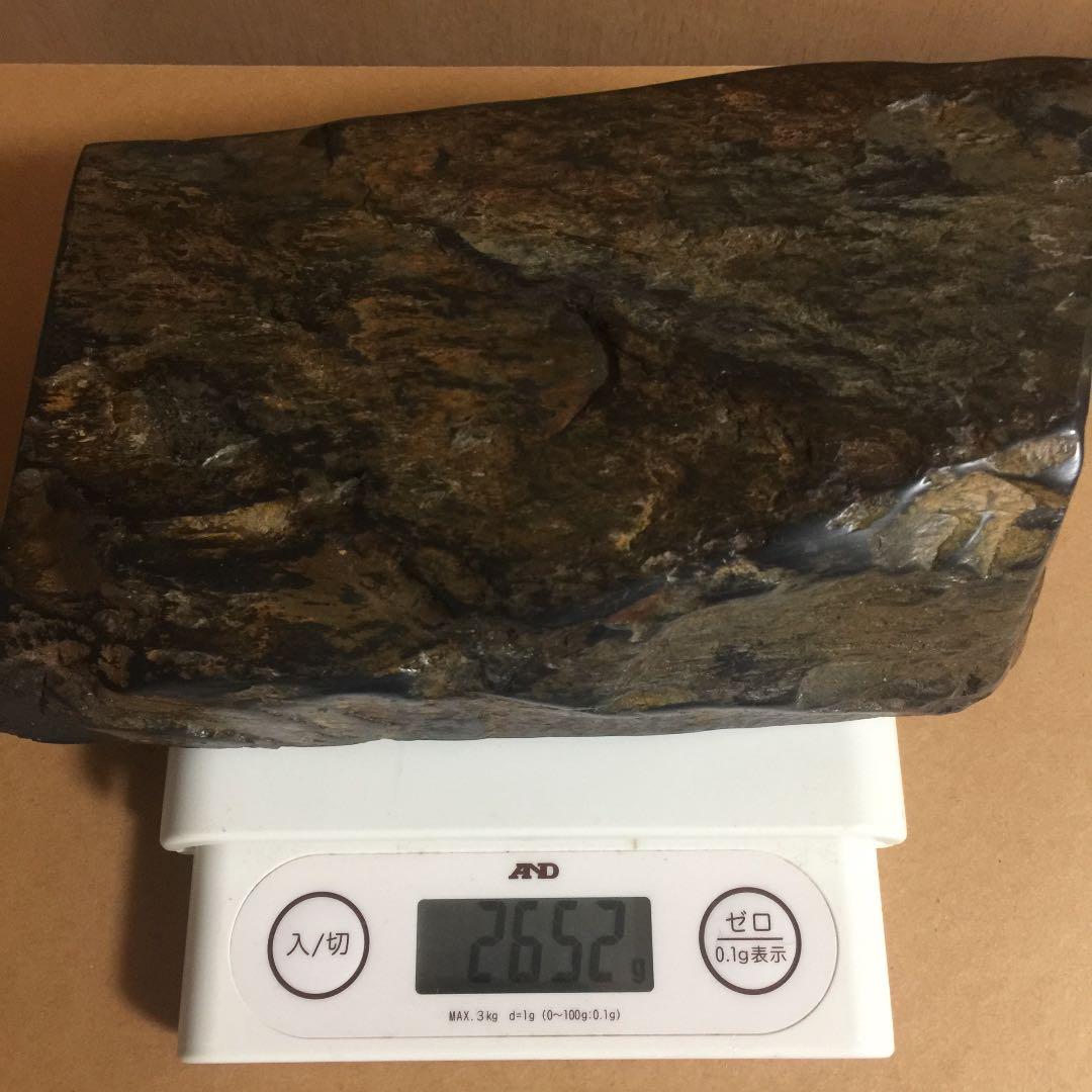 龍渓 一石作 硯 4094g 未使用