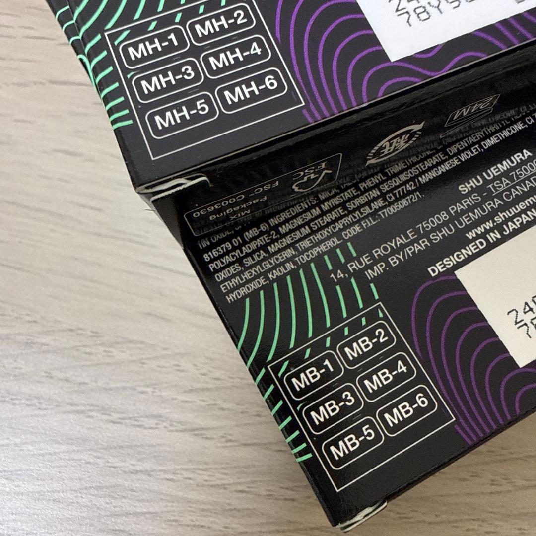 shu uemura shavonne wong アイシャド　リップセット