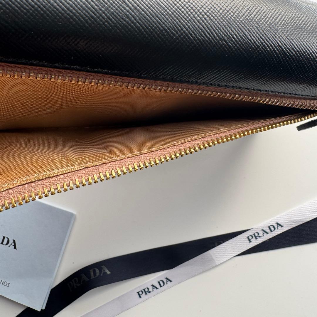【美品】 254 PRADA プラダ 2つ折り長財布
