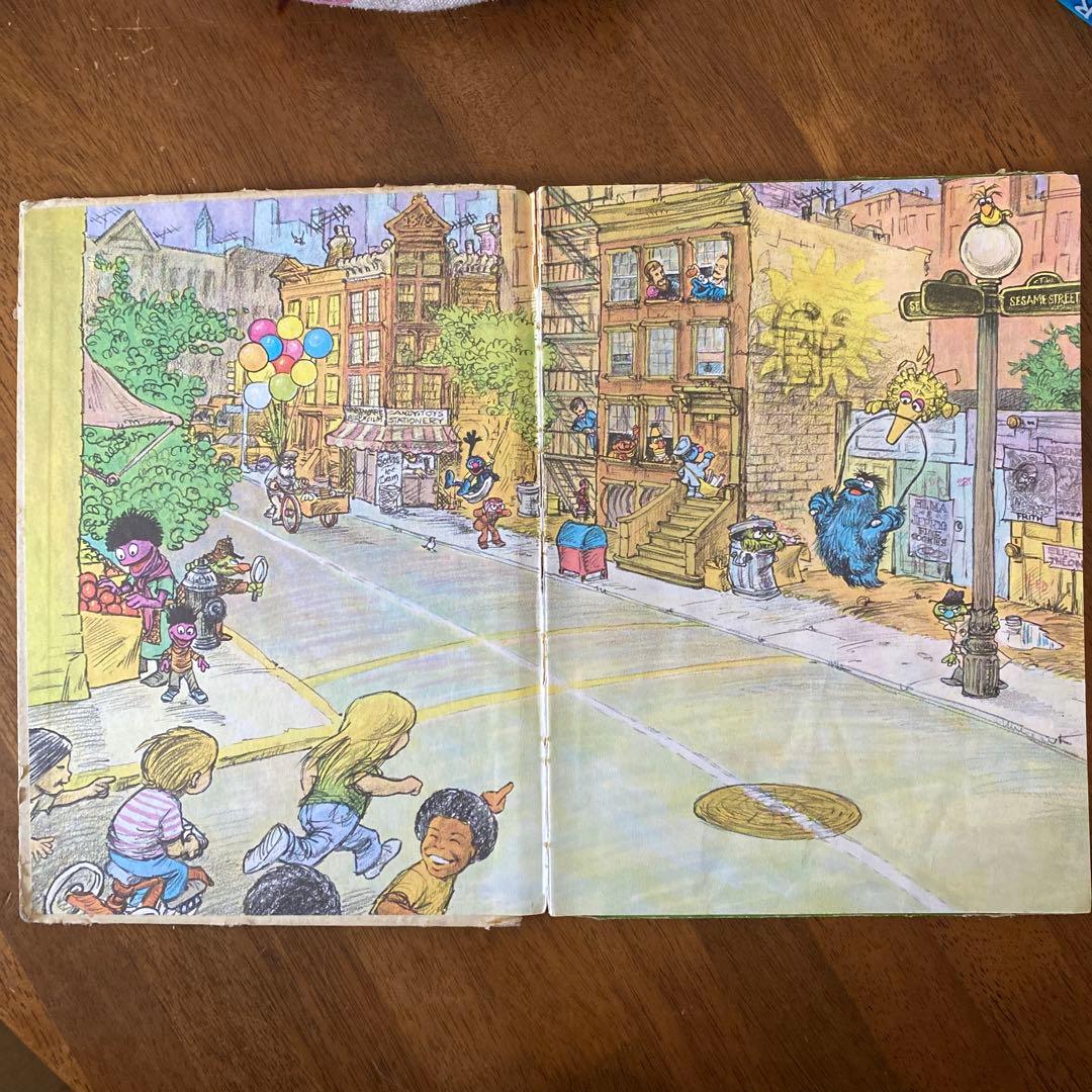 【セサミストリート】英語　絵本　ヴィンテージ　ダメージあり