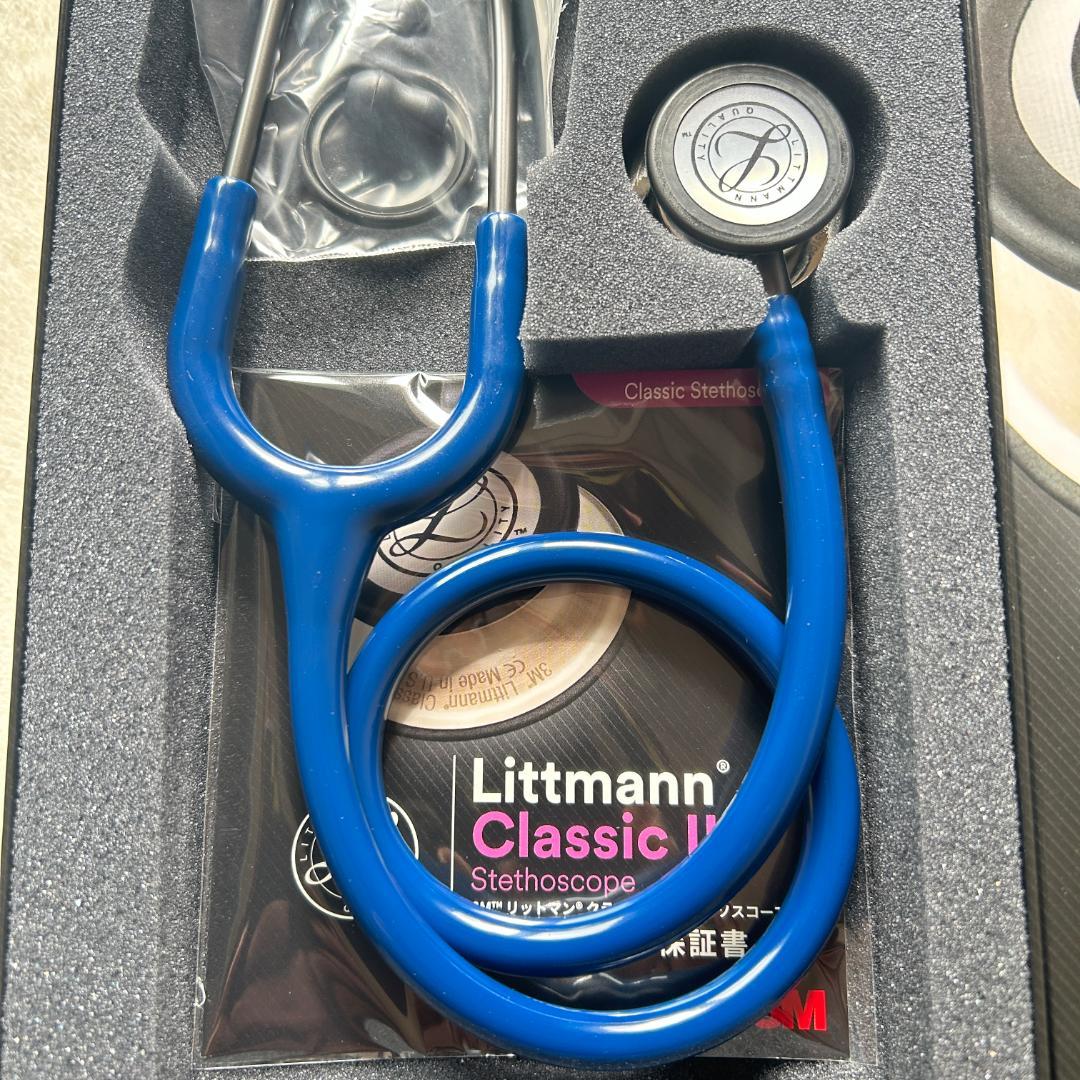 ◆聴診器　3M リットマン クラシックIII ネイビーブルー(ミラー加工)