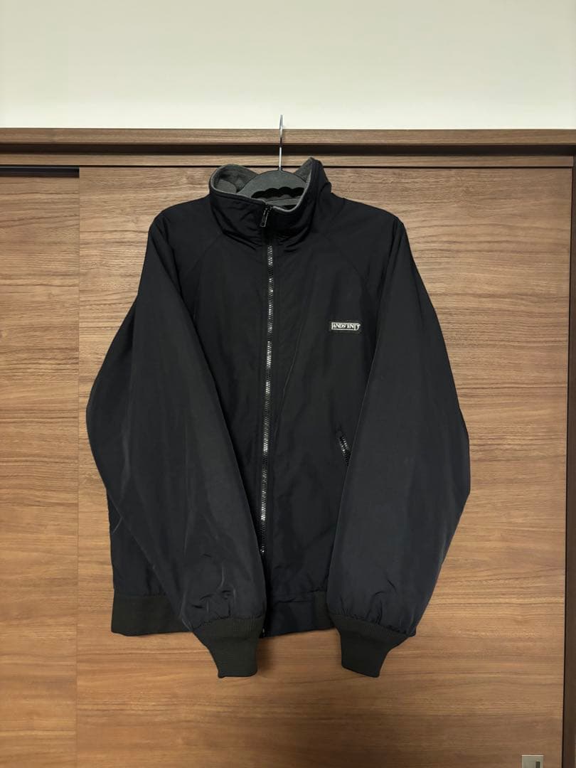 【90's】LANDS'END ウォームアップジャケット ブラック