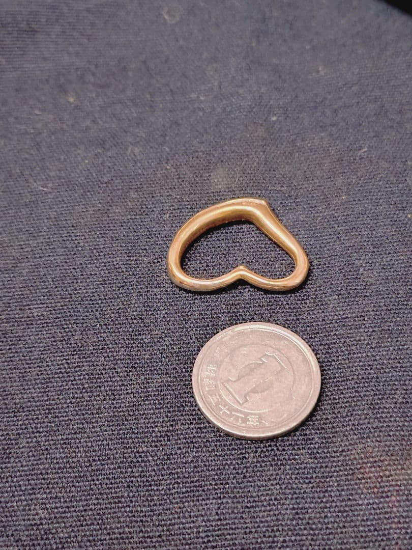 k18 オープンハート ペンダントトップ