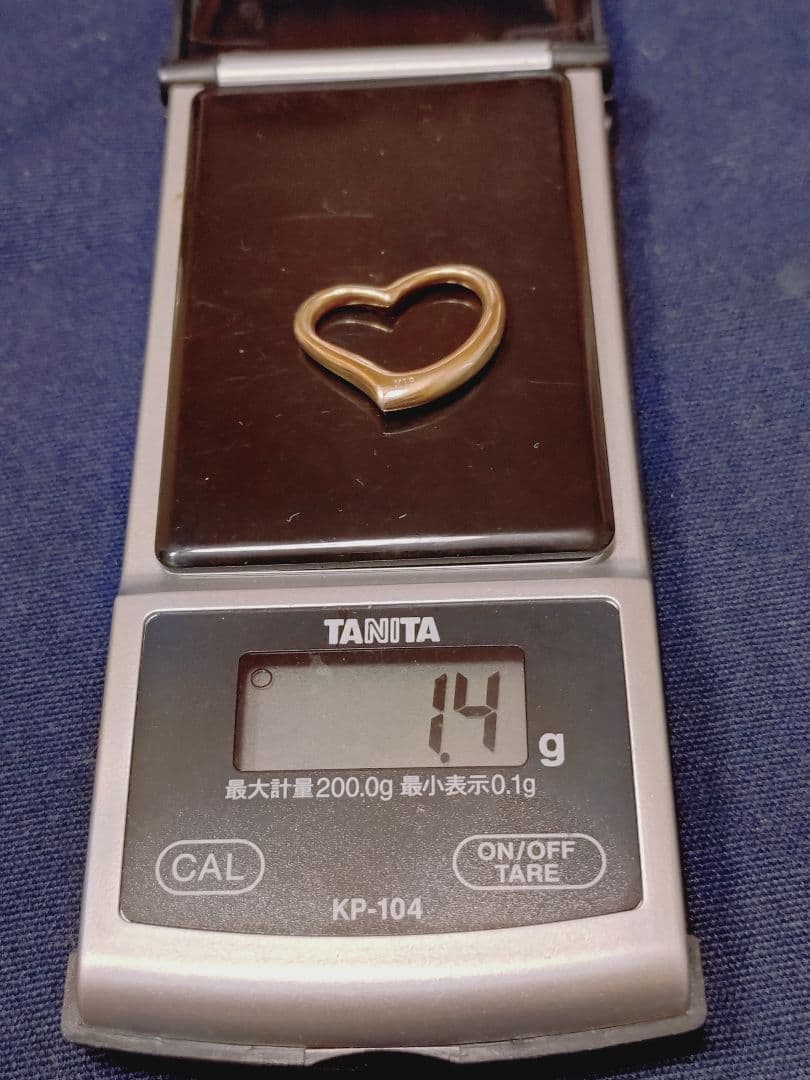 k18 オープンハート ペンダントトップ