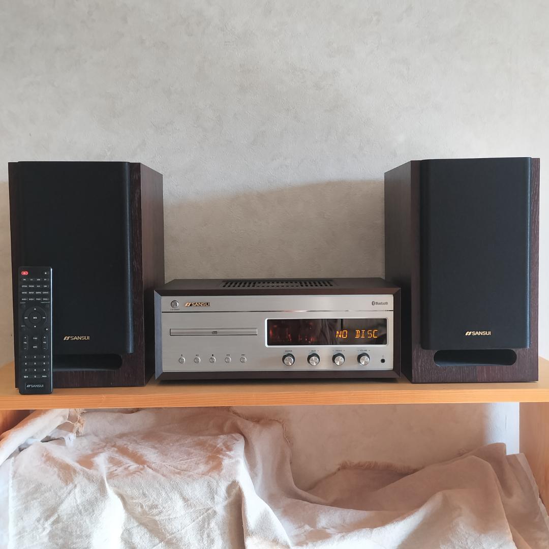 モ*ん様 SANSUI　SMC-500BT　真空管ハイブリッド CDコンポ