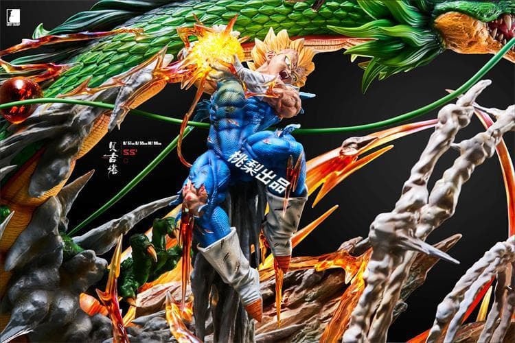 新品未開封『ドラコンボール』 ベジータ　＊　孫悟空　 ガレージキット スタチュー