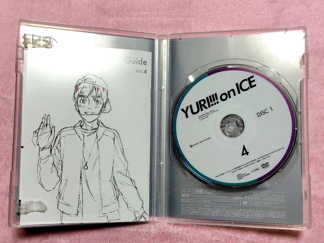 ユーリ!!! on ICE DVD全6巻 特典 収納BOX イラストギャラリー