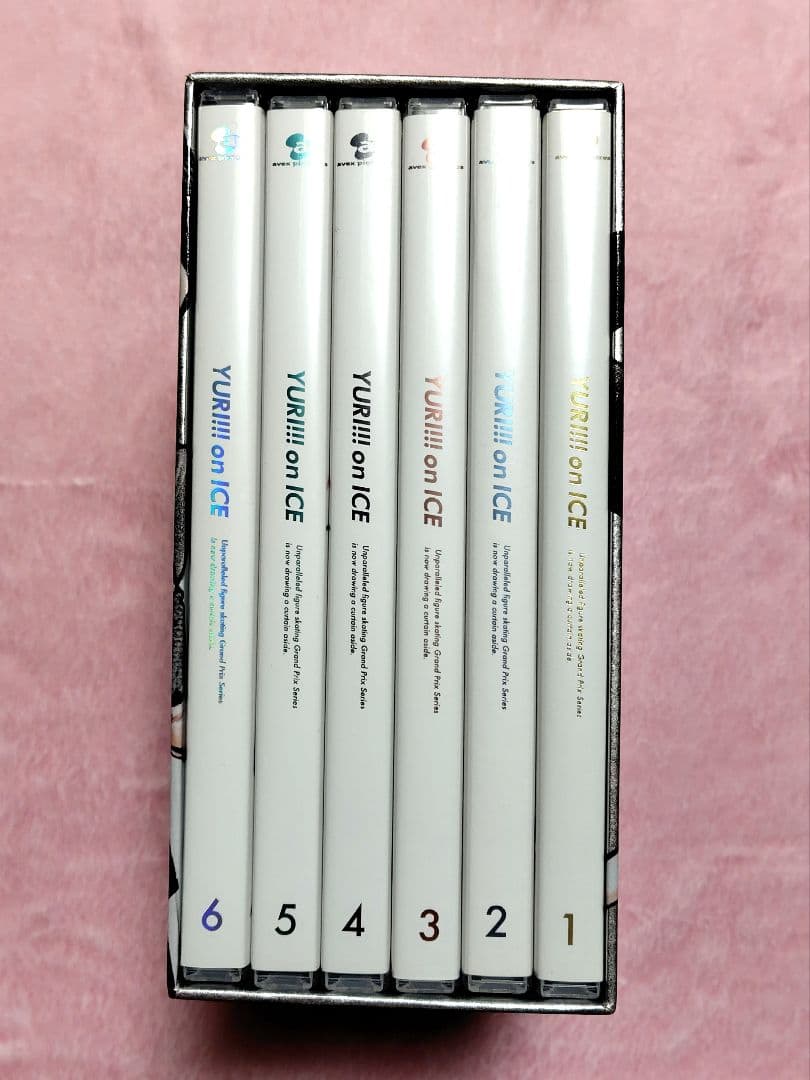 ユーリ!!! on ICE DVD全6巻 特典 収納BOX イラストギャラリー